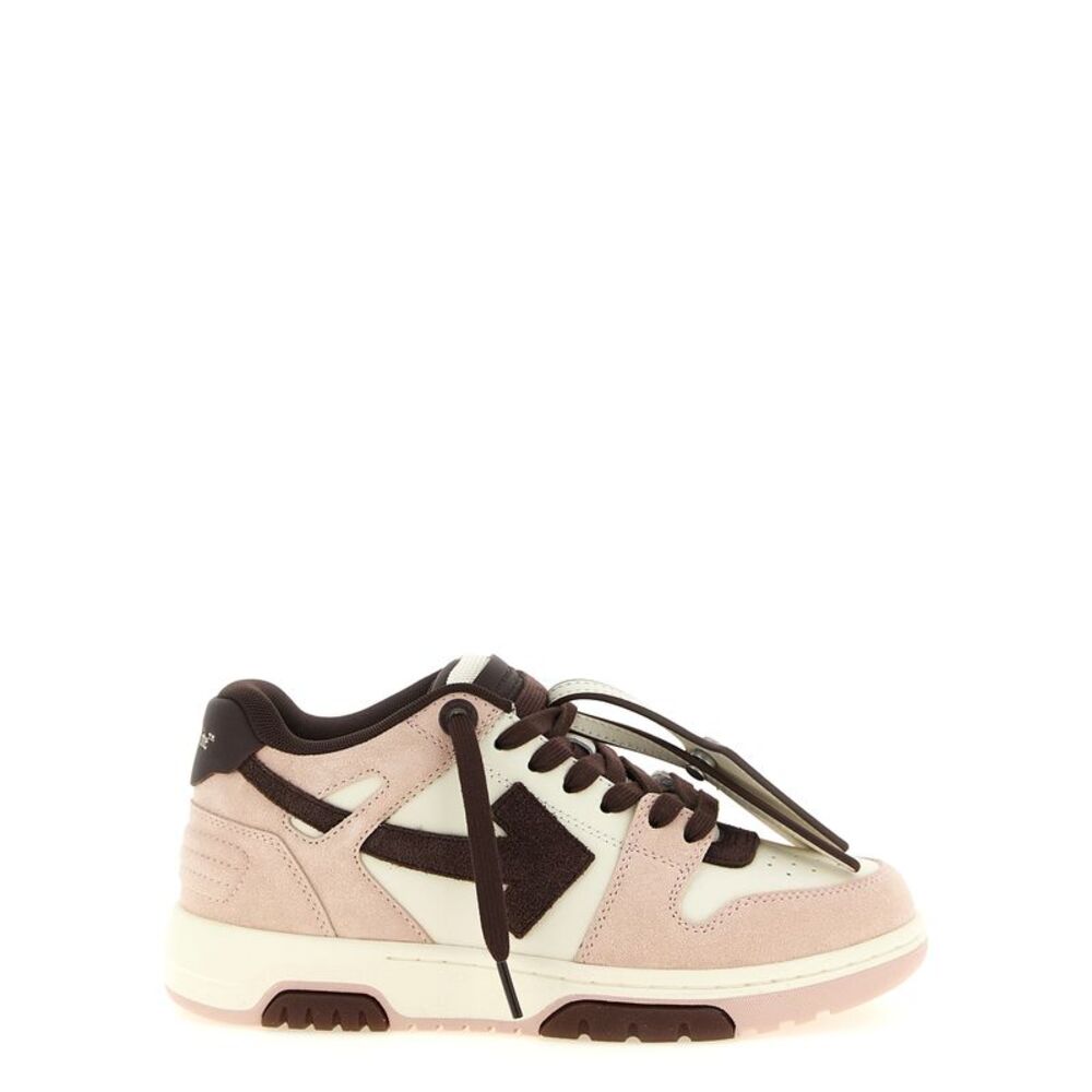Off-White Multicolor Cowhide Low Top Women's Sneakers